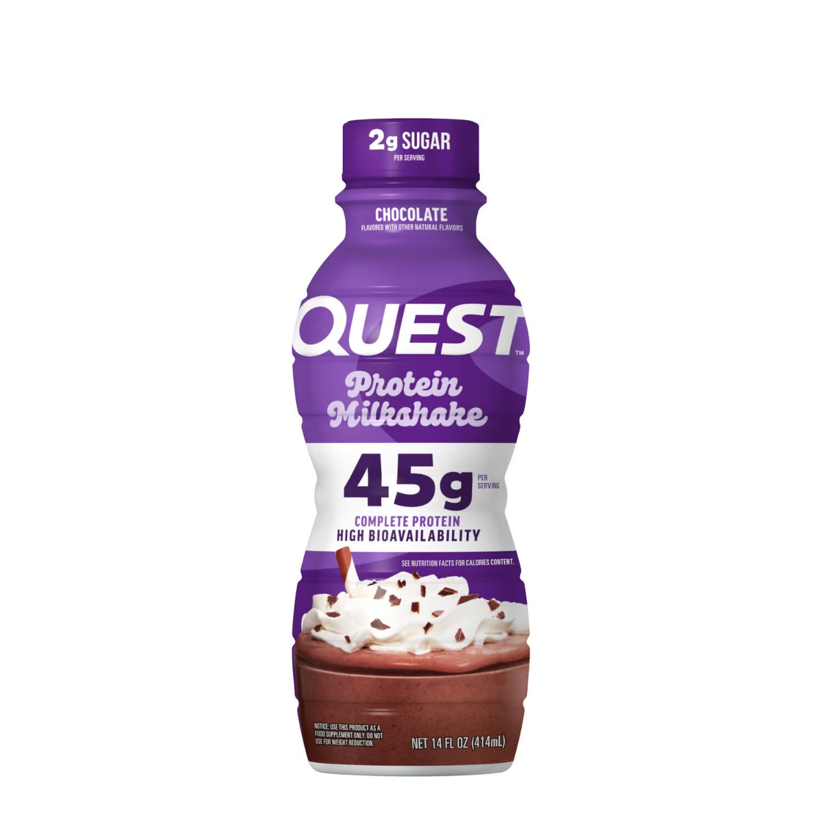 Quest | Protein Milkshake | Single | 414mL - Chocolate