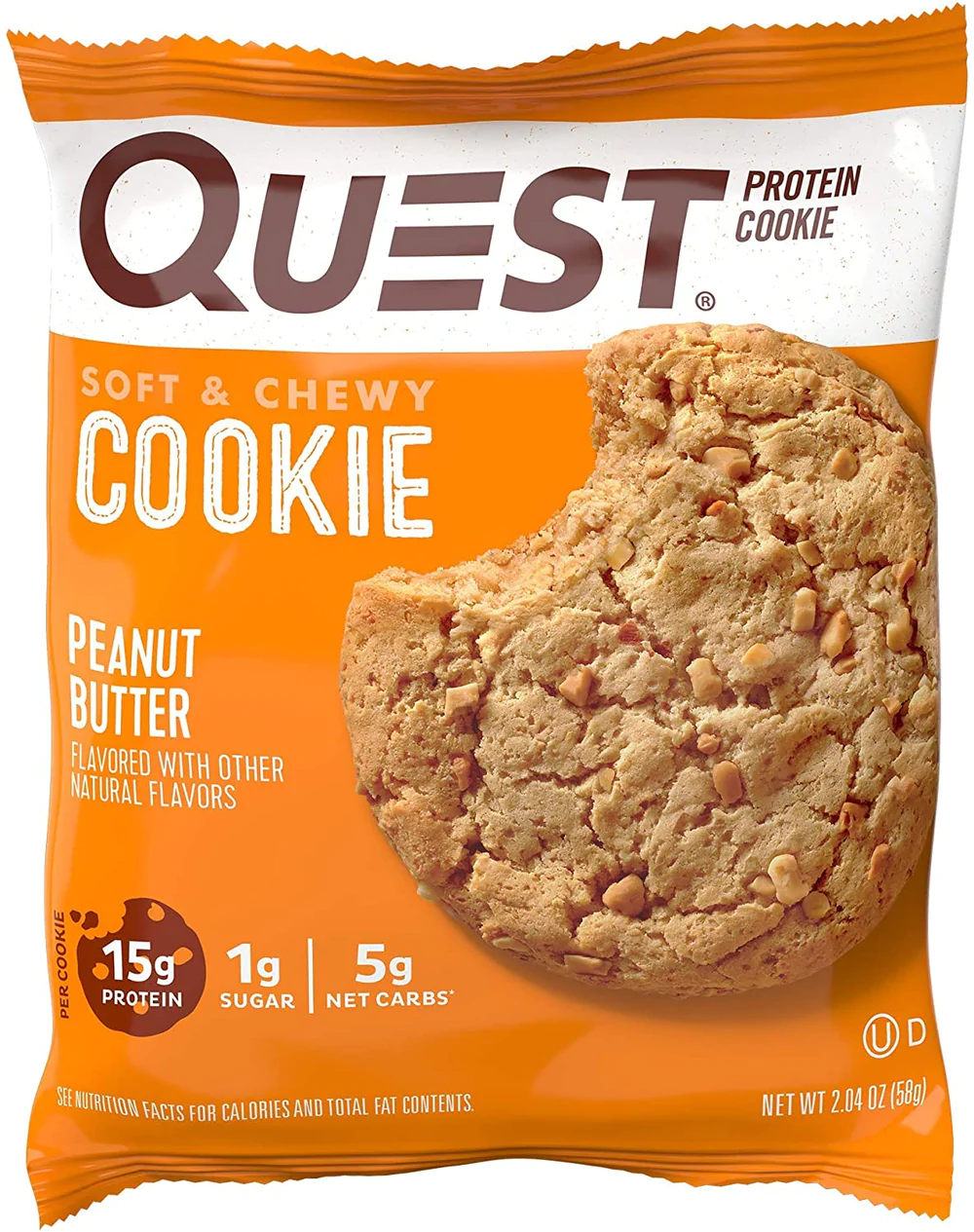 Quest Nutrition | Protein Cookie | Single - Peanut Butter