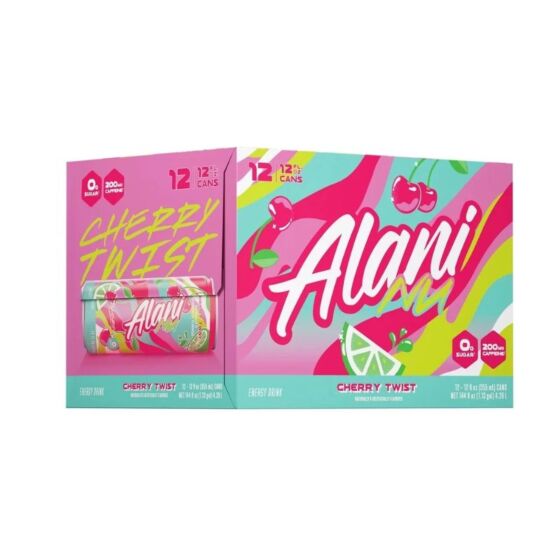 Alani Nu | Energy Drink | 355ml | Case/12 - Cherry Twist 12/case