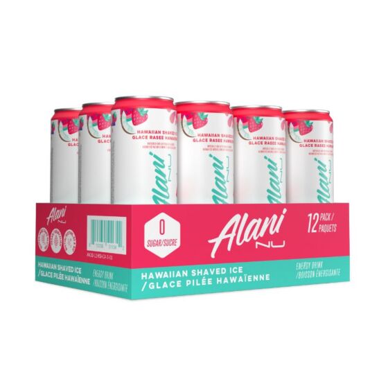 Alani Nu | Energy Drink | 355ml | Case/12 - Hawaiian Shaved Ice 12/case
