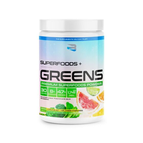 Believe | Superfoods + Greens | 30 Servings - Citrus Blast