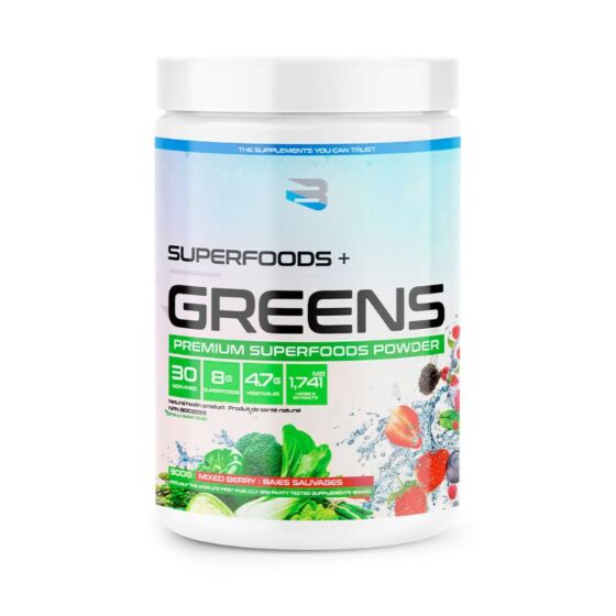 Believe | Superfoods + Greens | 30 Servings - Mixed Berry