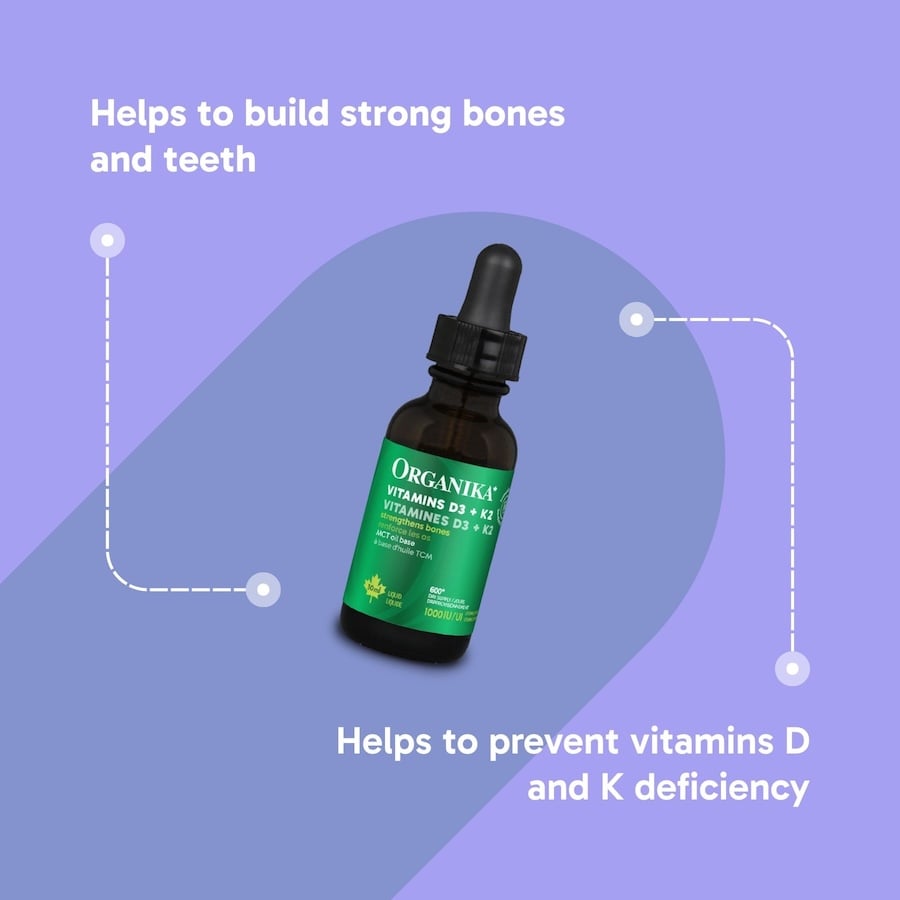 NF – Organika – Vitamin D3+K21 – 30mL