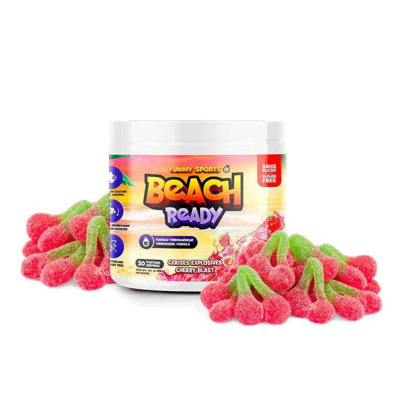 Yummy Sports | Beach Ready | NEW | 30 servings - Cherry Blast
