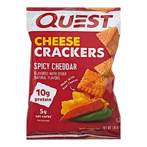 Quest | Cheese Crackers | Single - Spicy
