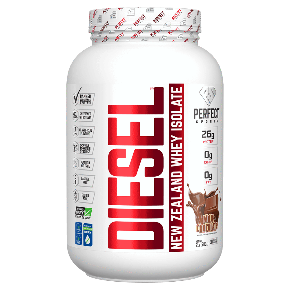Perfect Sports | DIESEL® | New Zealand Whey Protein Isolate | 2lbs - Milk Choc