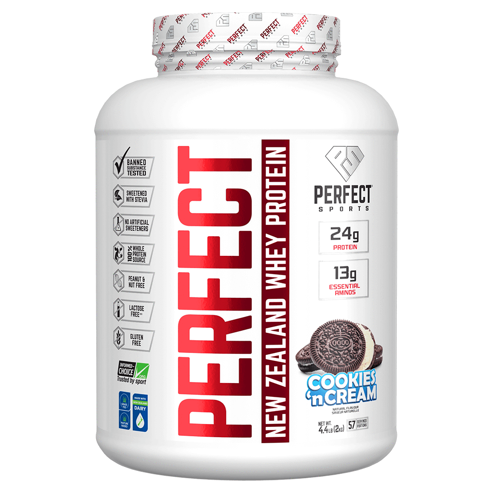 Perfect Sports | Perfect Whey | New Zealand Whey Protein | 4.4lbs - Cookies & Cream