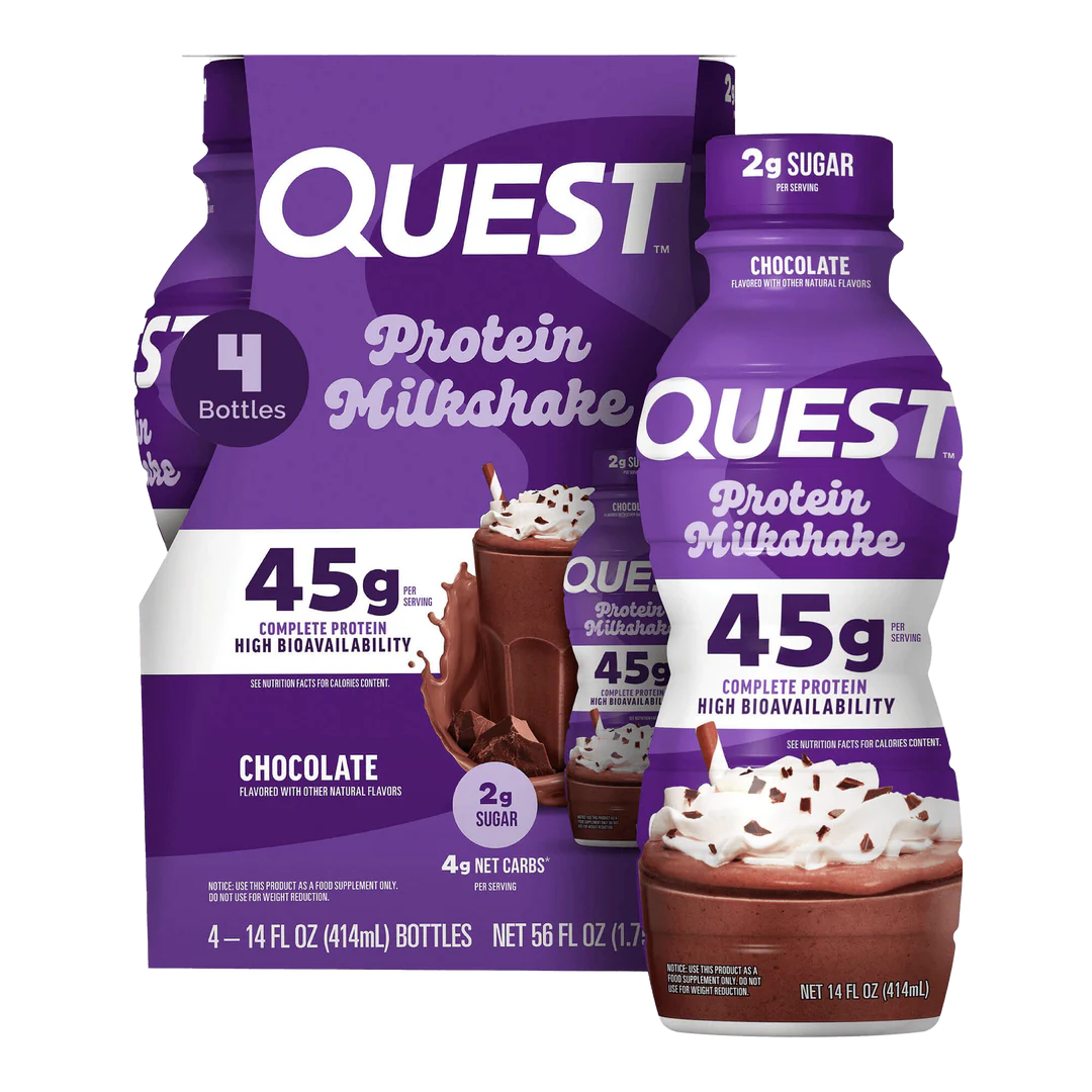 Quest | Protein Milkshake | 4/Case - Chocolate