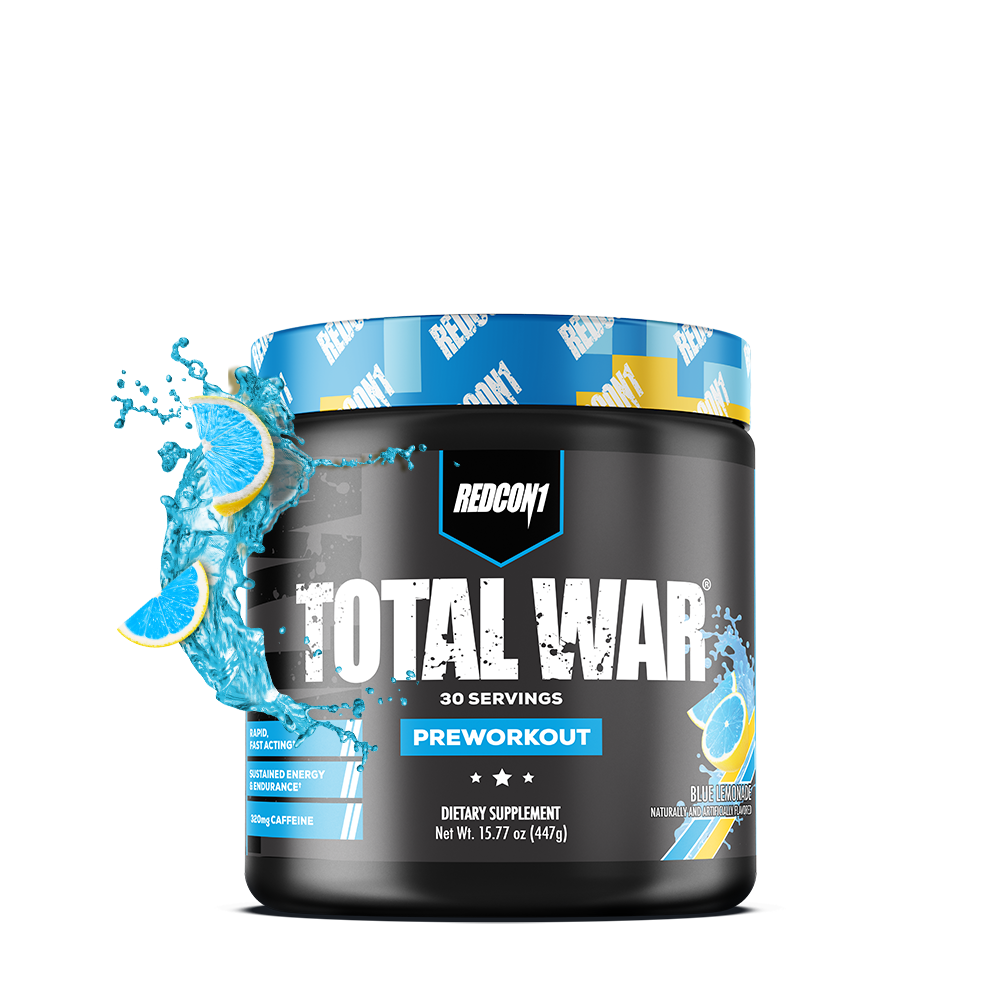Redcon1 | Total War | Pre-workout | 30 Servings - Blue Lemonade