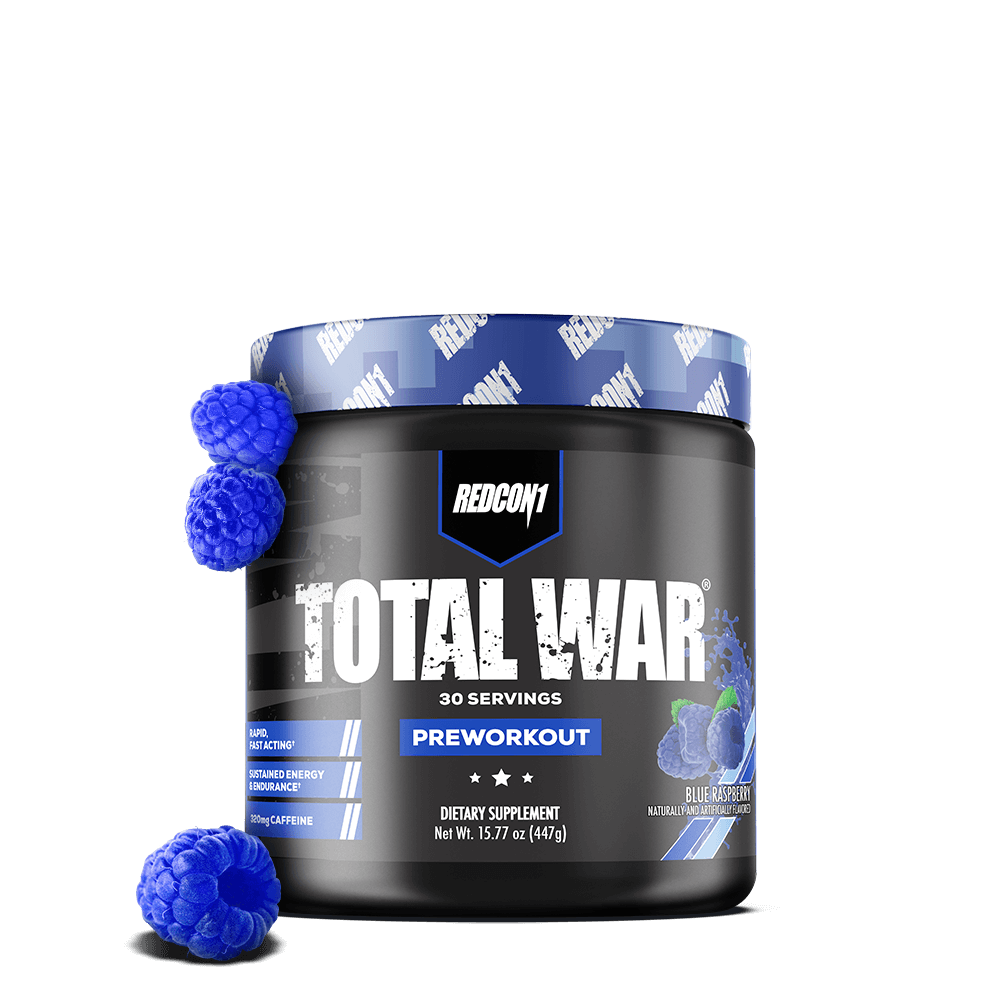 Redcon1 | Total War | Pre-workout | 30 Servings - Blue Raspberry