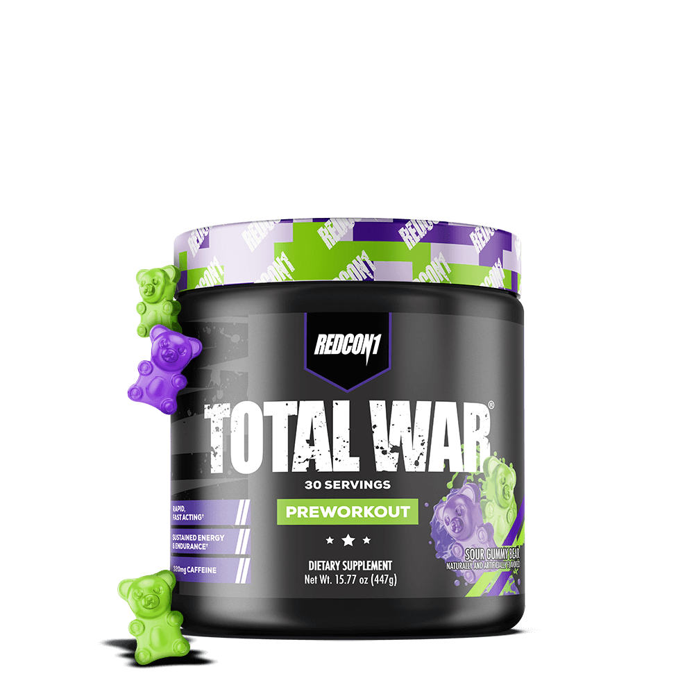 Redcon1 | Total War | Pre-workout | 30 Servings - Sour Gummy
