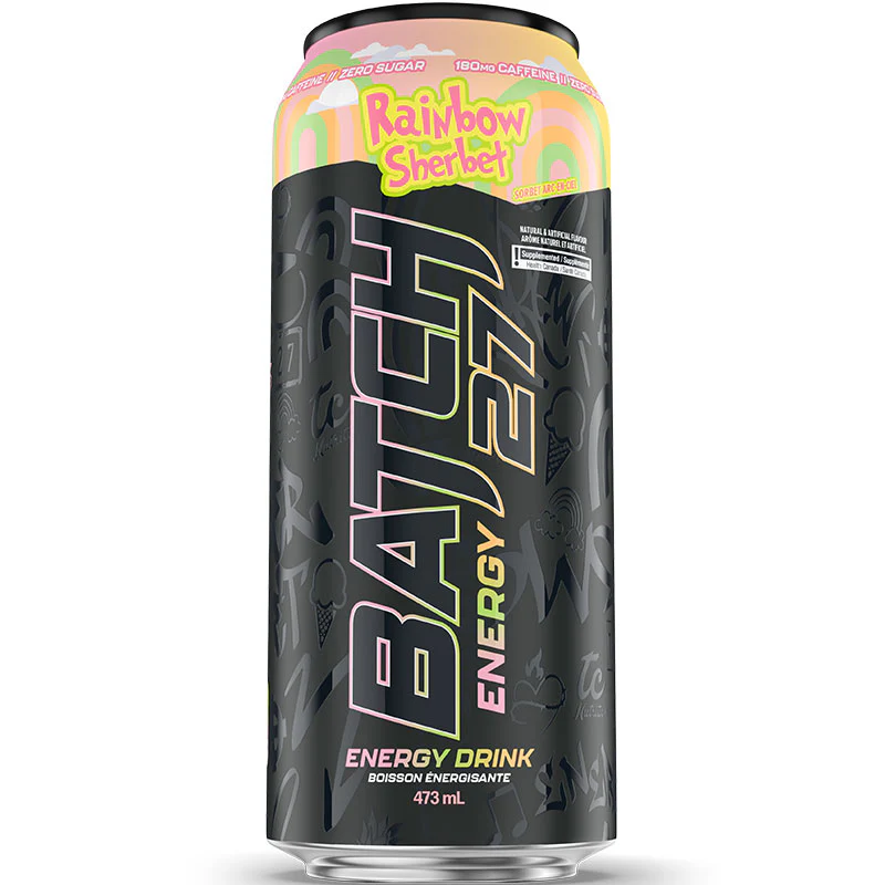 TC Nutrition | Batch 27 | Energy Drink | 473ml | Single - Rainbow Sherbet