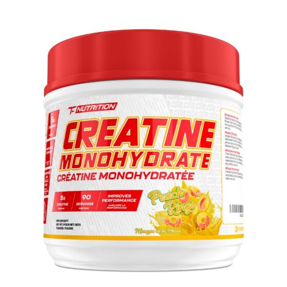 TC Nutrition | Creatine Monohydrate | 90 Serving - Peach Rings 90serv