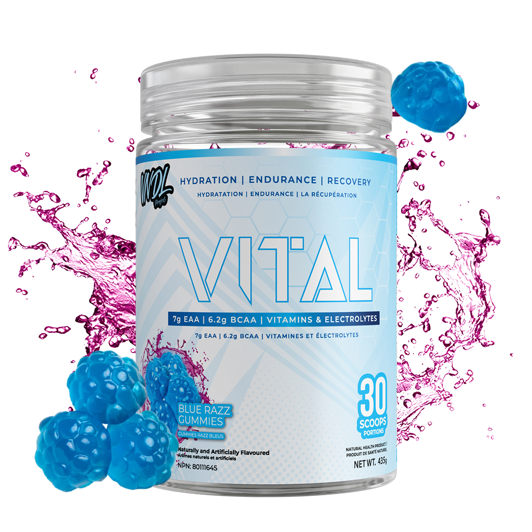 VNDL Project | Vital | EAA | BCAA | 30 Servings - Blue Razz Gummies